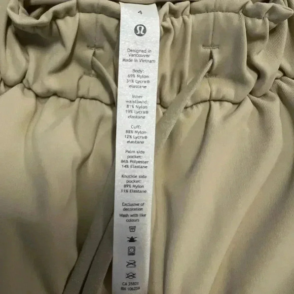 Lululemon Size 4 Stretch High-Rise Jogger Finch Yellow - Picture 2 of 5